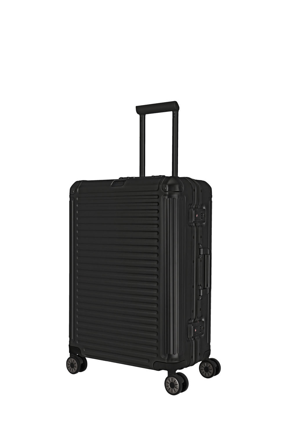 Travelite Next Trolley M 4-Rad Schwarz