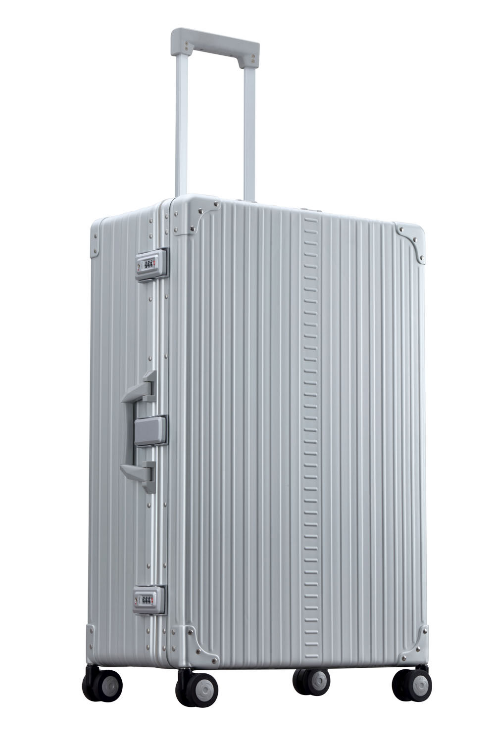 Aleon Traveler Suiter Macro 30", mit Kleidersack Platin - Silber