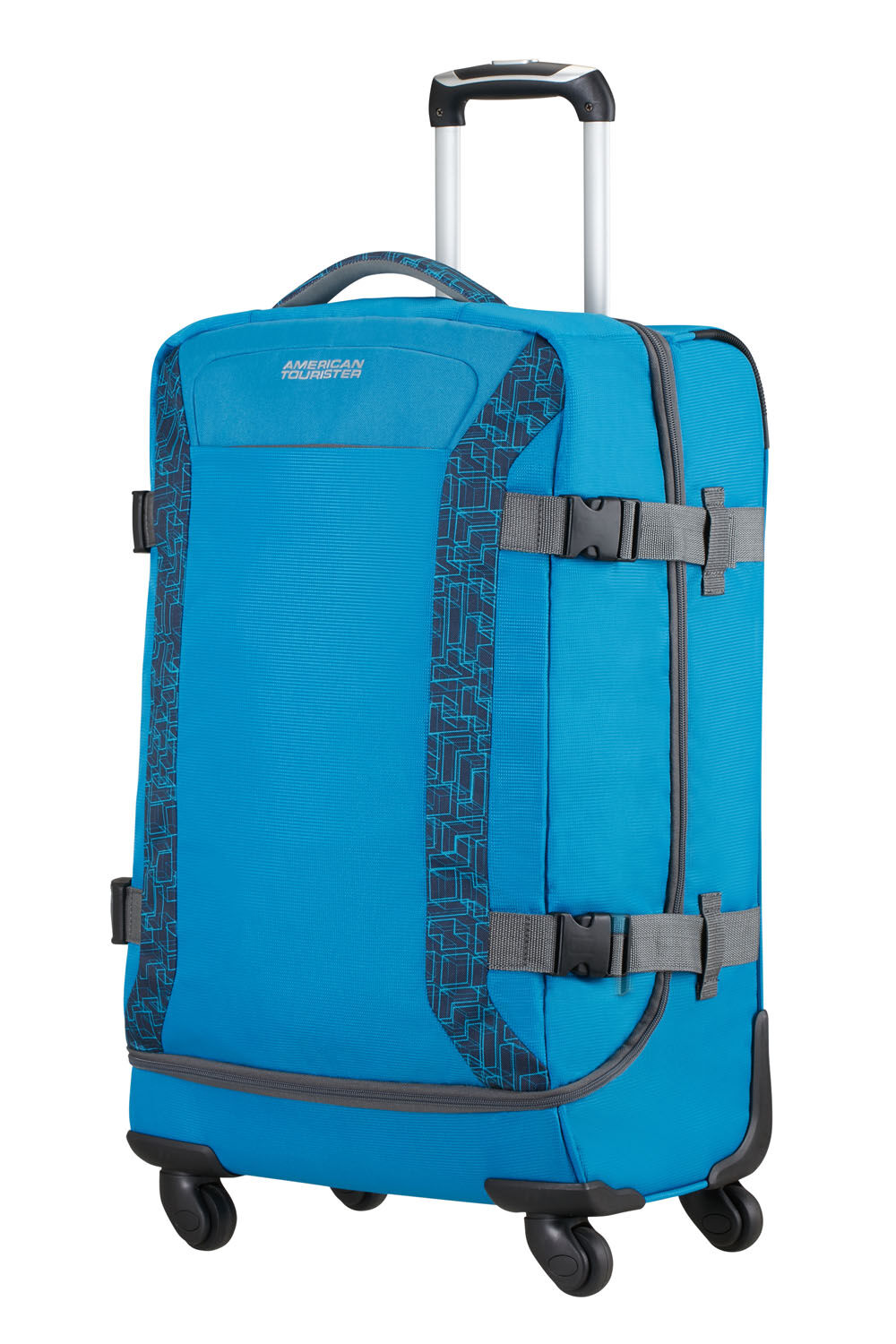 American Tourister Road Quest Trolley mit 4 Rollen 67cm Bluestar Print