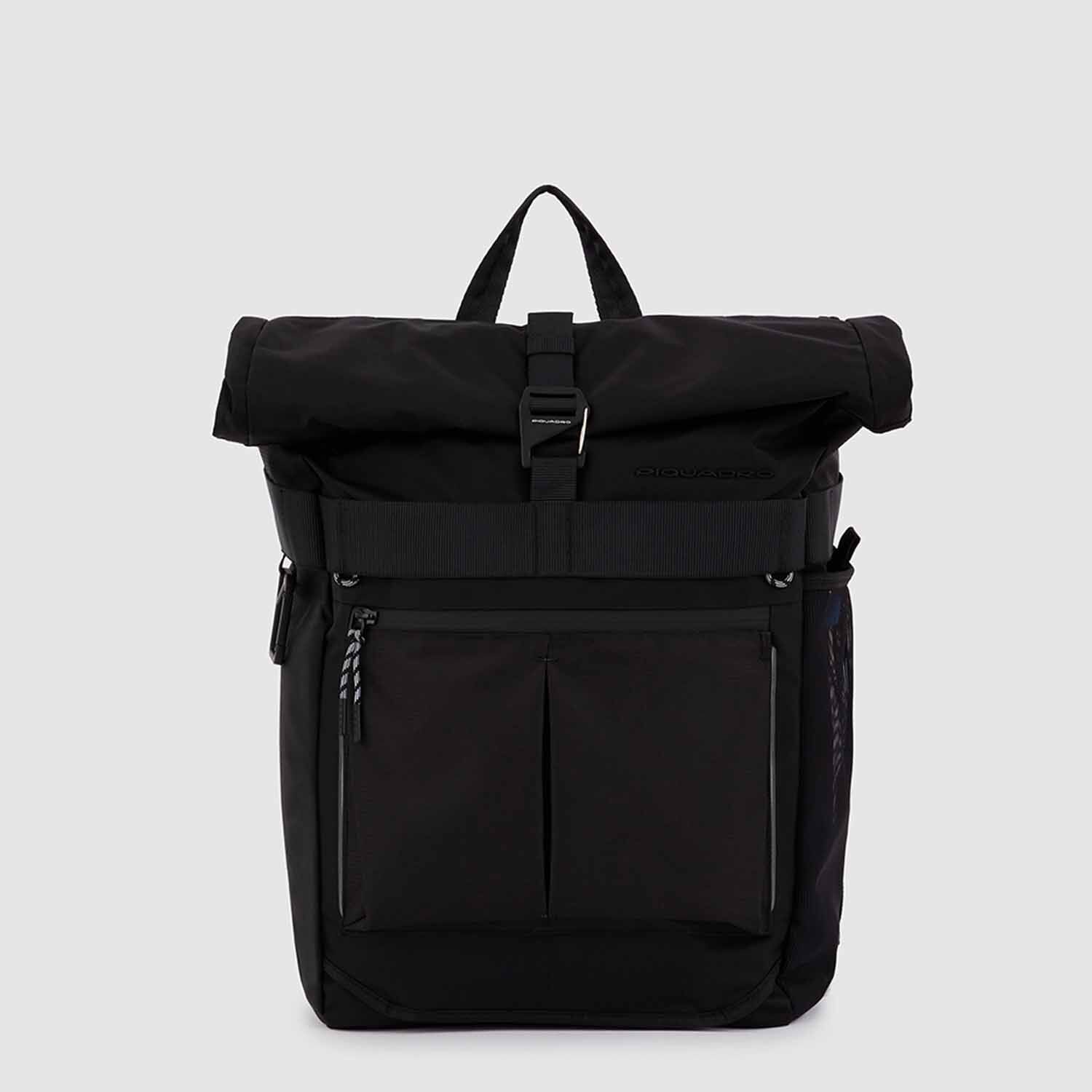 Piquadro Arne Bike Rolltop-Rucksack 15,6" Laptopfach und mit LED-Licht