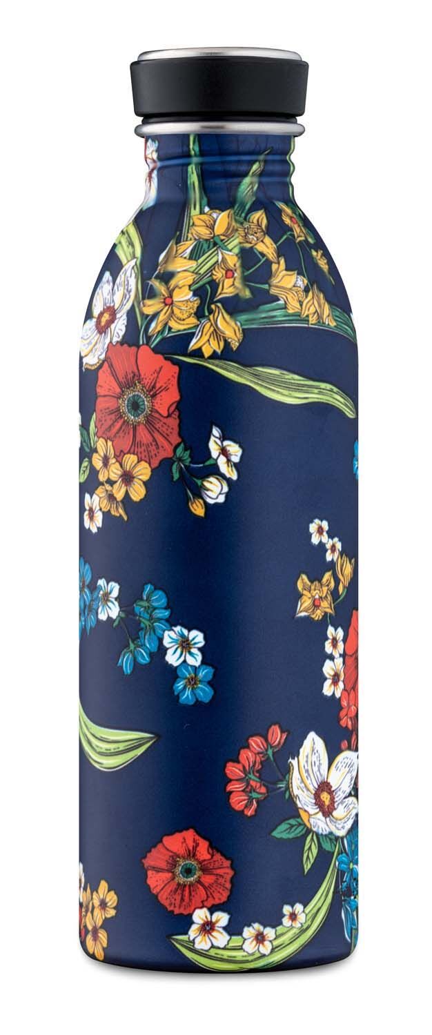 24Bottles® Urban Bottle Floral 500ml Denim Bouquet