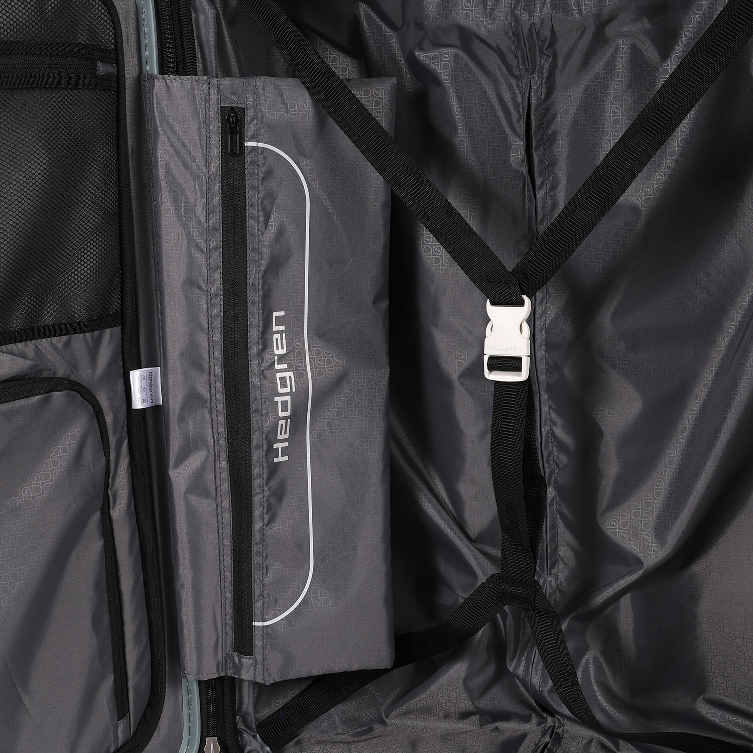 Hedgren Comby GRIP L EXP 74cm Spinner Grey Green