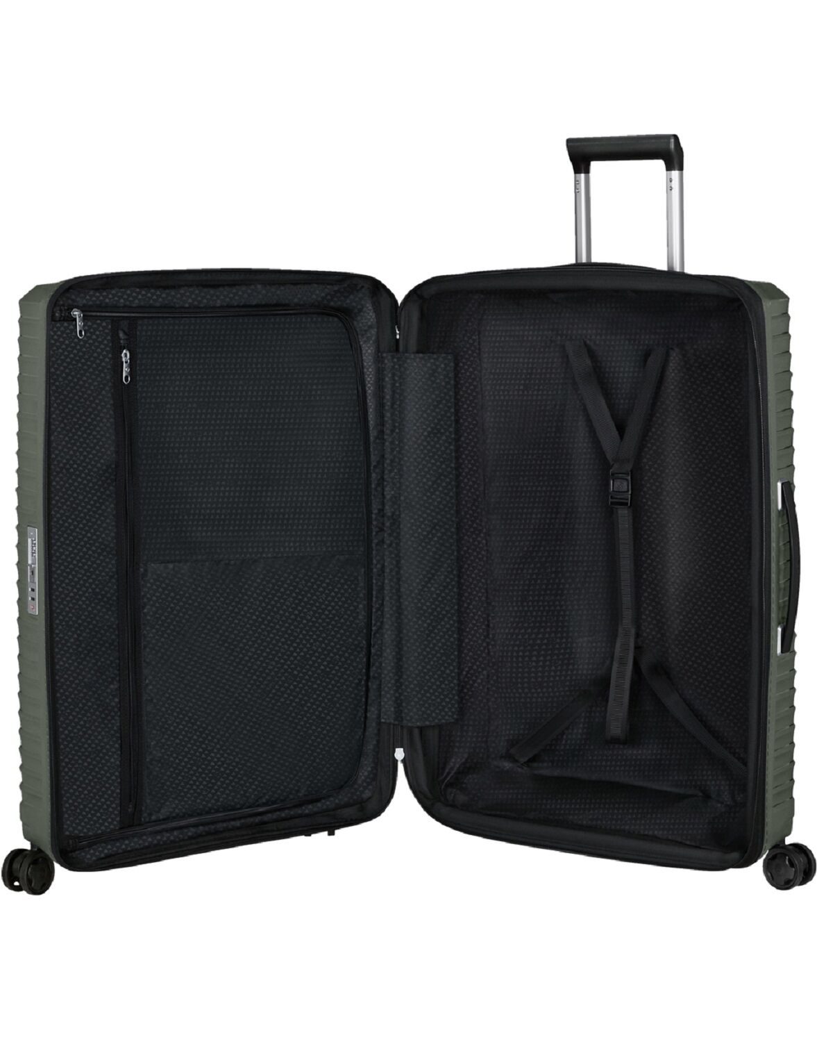 Samsonite Upscape Trolley mit 4 Rollen erweiterbar 68cm + GRATIS HOTELGUTSCHEIN Climbing Ivy