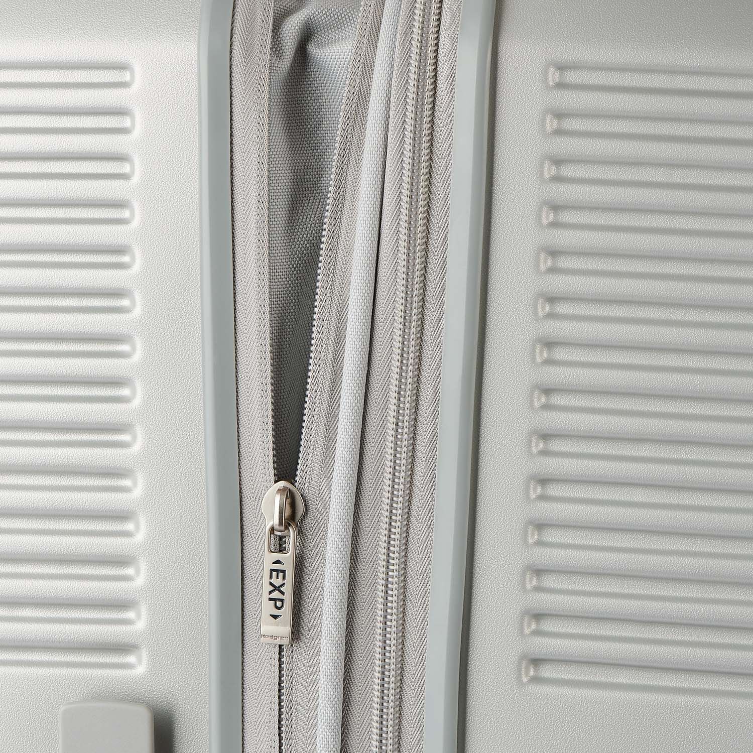 Hedgren Lineo Stripe M, 66cm Trolley erweiterbar Silver