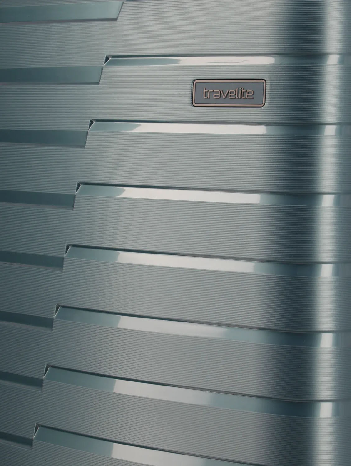 Travelite Air Base Trolley S 4-Rollen, erweiterbar Eisblau