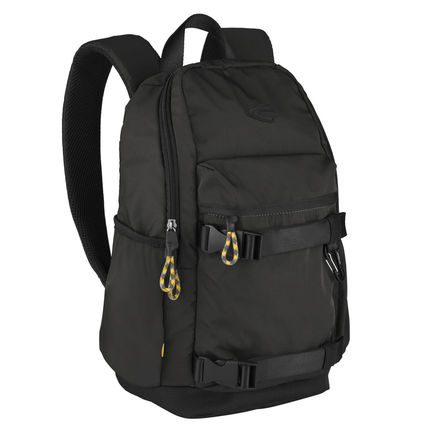 Camel Active Terra Backpack M aus recyceltem Nylon 4223 Schwarz