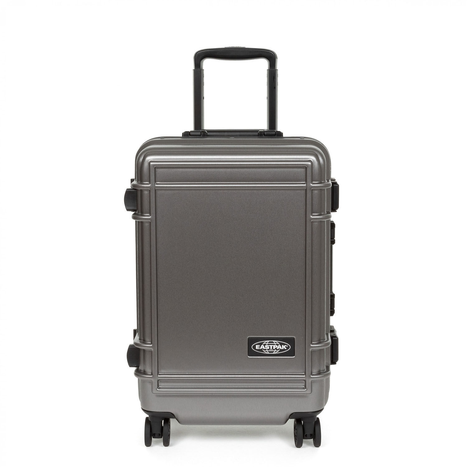 Eastpak RESIST'R CASE S Robuster Hartschalen-Trolley Brushed Metal