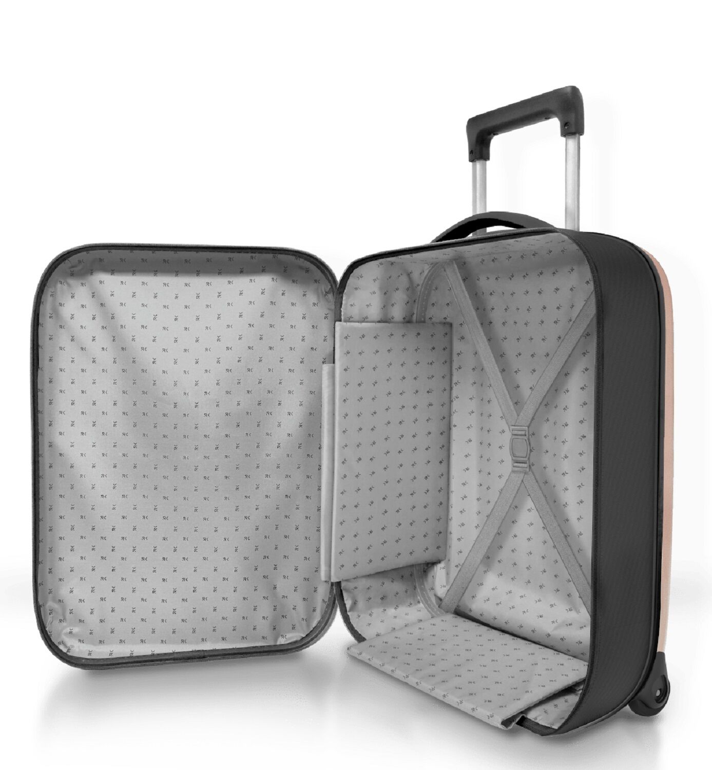 Rollink Flex Vega II 26" Medium Check-In Suitcase Rose Smoke