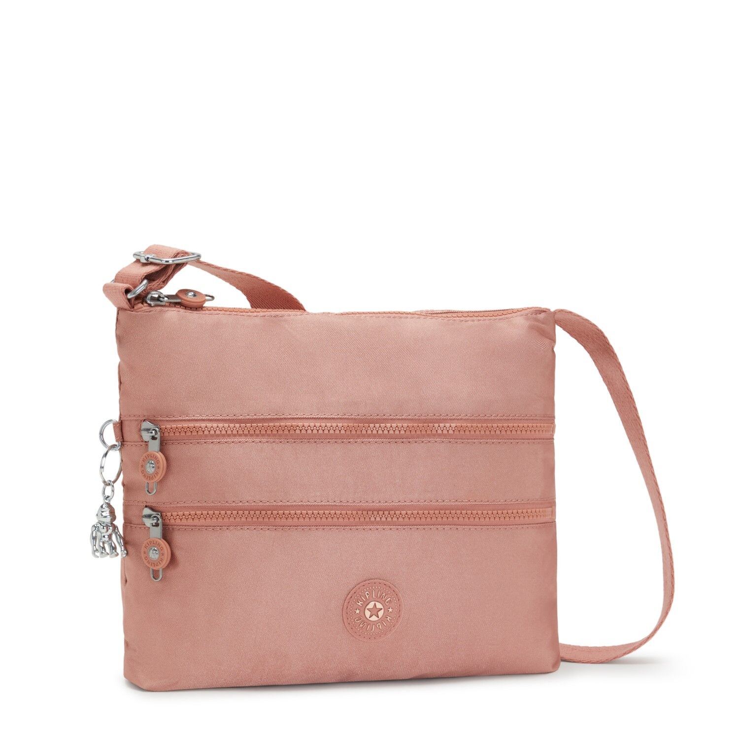 Kipling ALVAR Mittelgroße Schultertasche Dynamic Twill Warm Rose