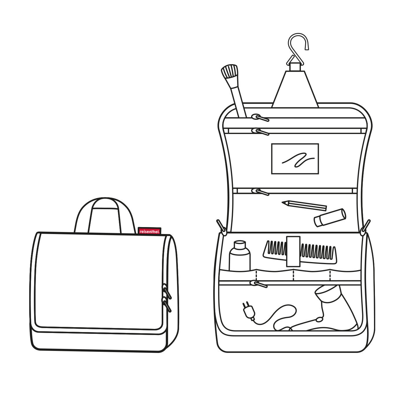 Reisenthel cosmetics toiletbag XL dots