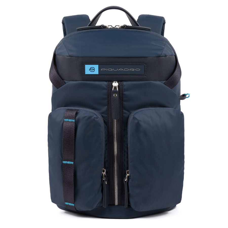Piquadro PQ-Bios Laptoprucksack 14", mit zwei Fronttaschen Ultramarinblau Piquadro PQ-Bios Laptoprucksack 14", mit zwei Fronttaschen Ultramarinblau