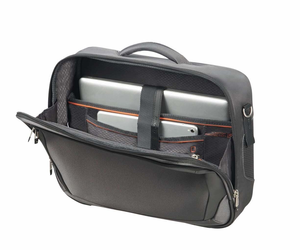 Samsonite X'Blade 4.0 Schultertasche 15.6" Grey/Black Samsonite X'Blade 4.0 Schultertasche 15.6" Grey/Black