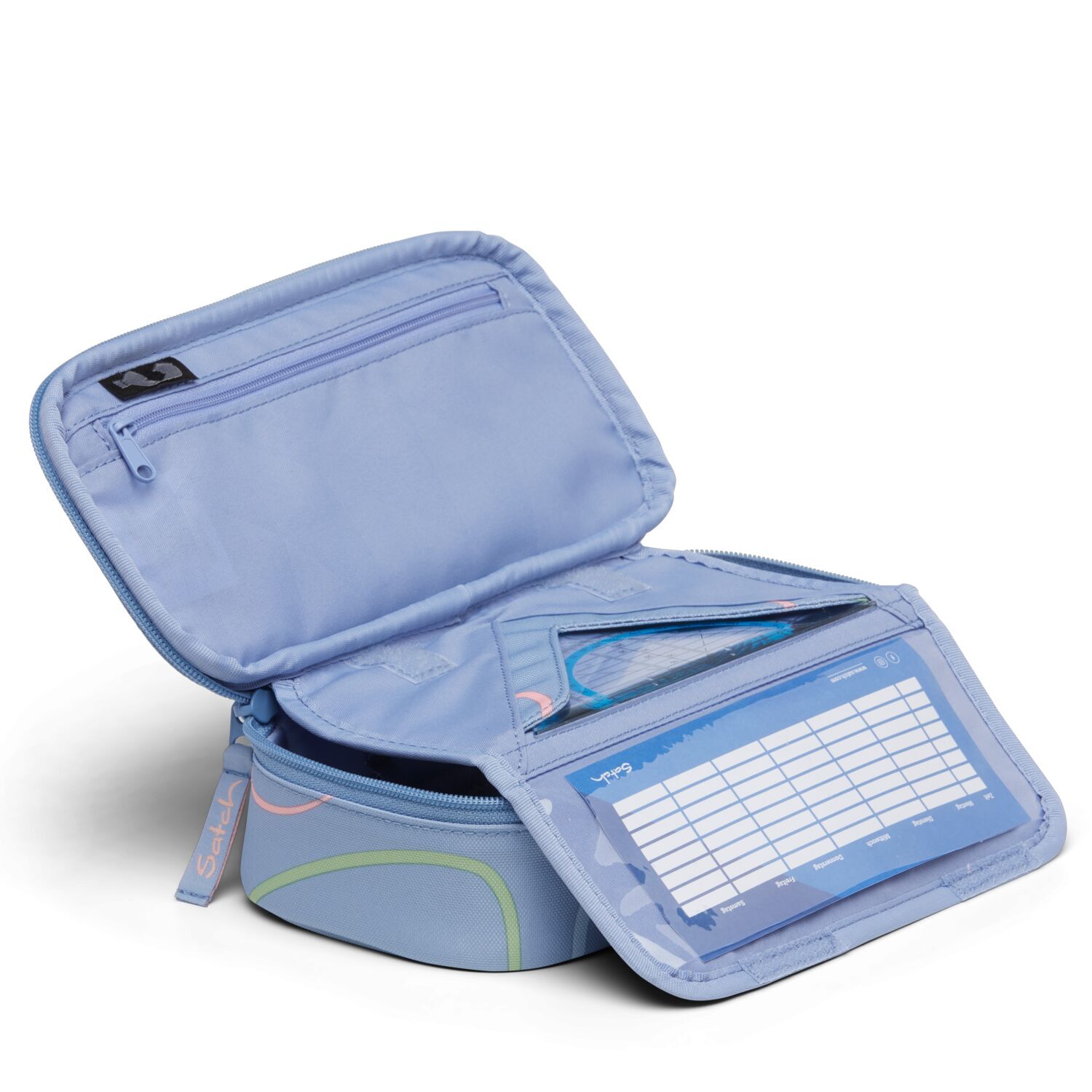 satch Schulzubehör Schlamperbox Kollektion 2025 Vivid Blue