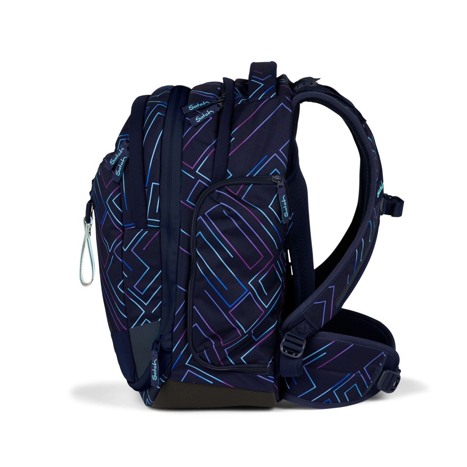 satch match Schulrucksack  Purple Laser