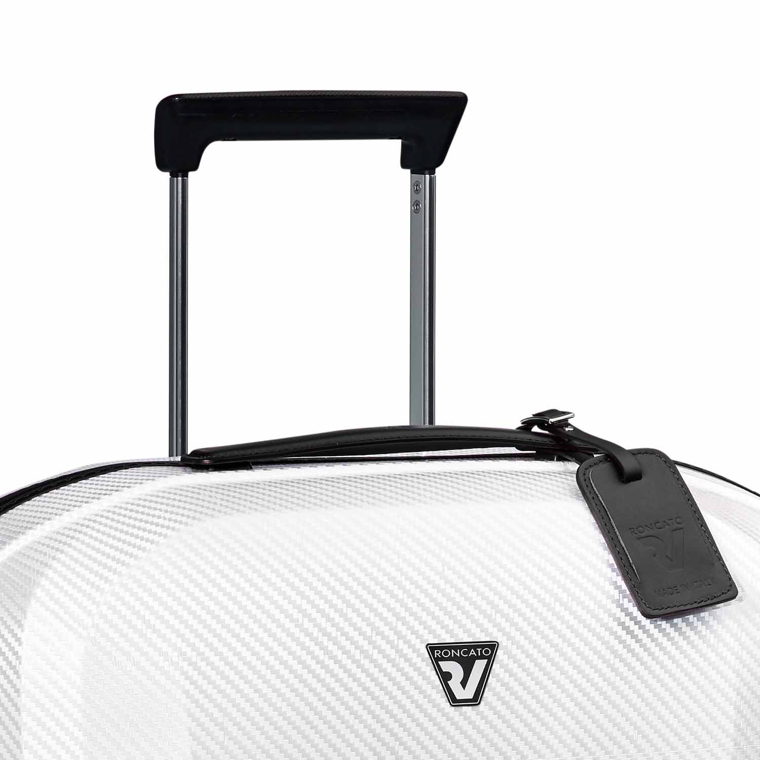 Roncato WE ARE GLAM Trolley L 4R Weiß/Black