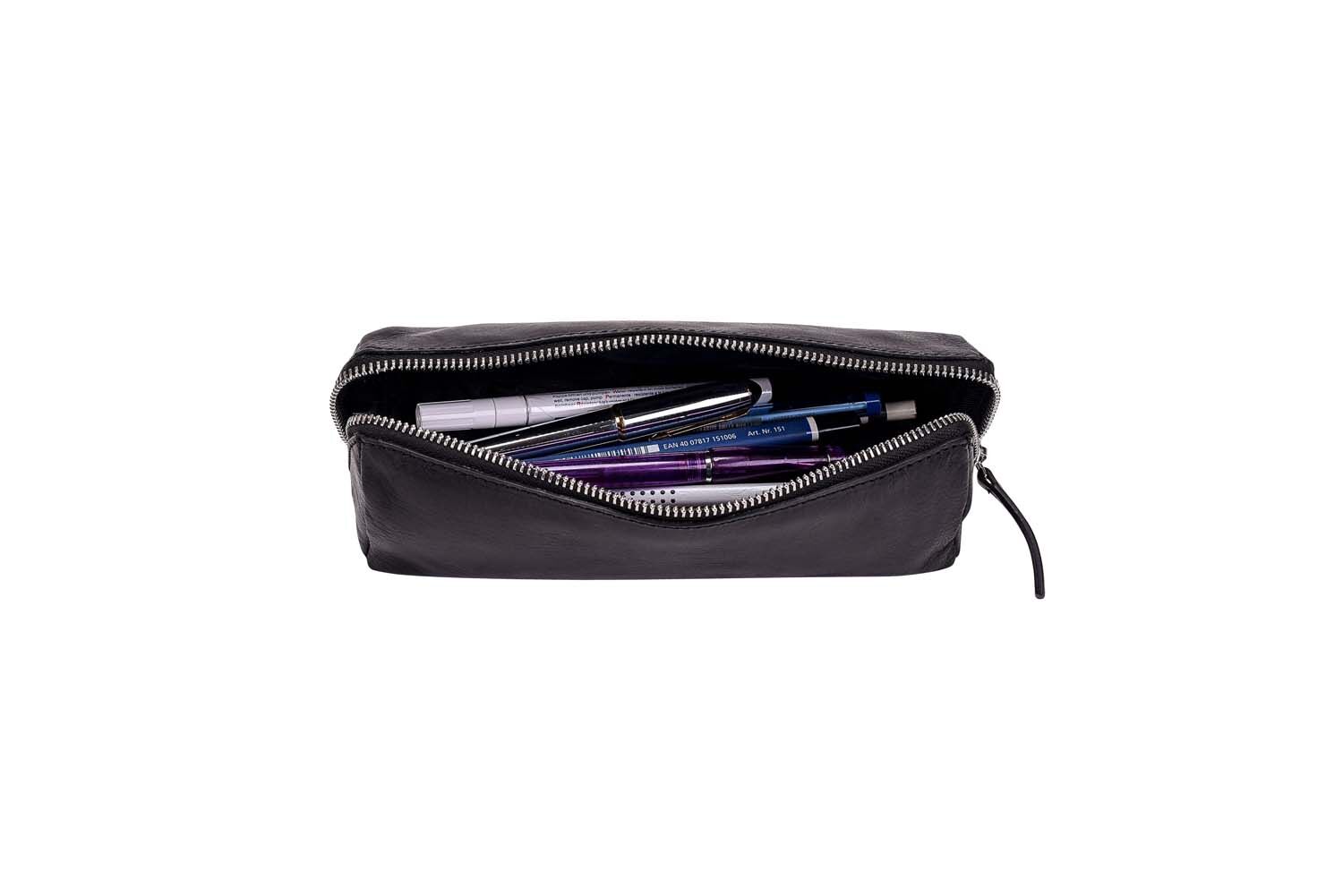 Leonhard Heyden Cambridge Leder-Stifteetui Schwarz Leonhard Heyden Cambridge Leder-Stifteetui Schwarz