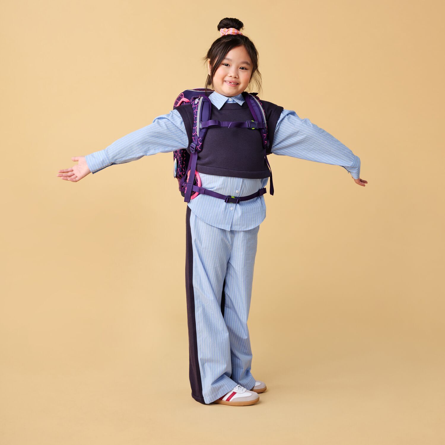 ergobag cubo LUMI Editon 5-teiliges Schulrucksack-Set 2025 PerlentauchBär