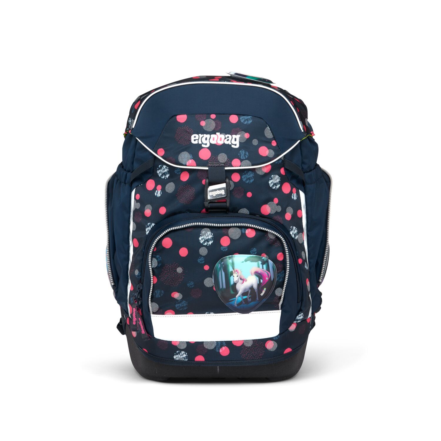 ergobag pack Reflective Style 2023 Schulrucksack-Set, 6-tlg. PhantBärsiewelt