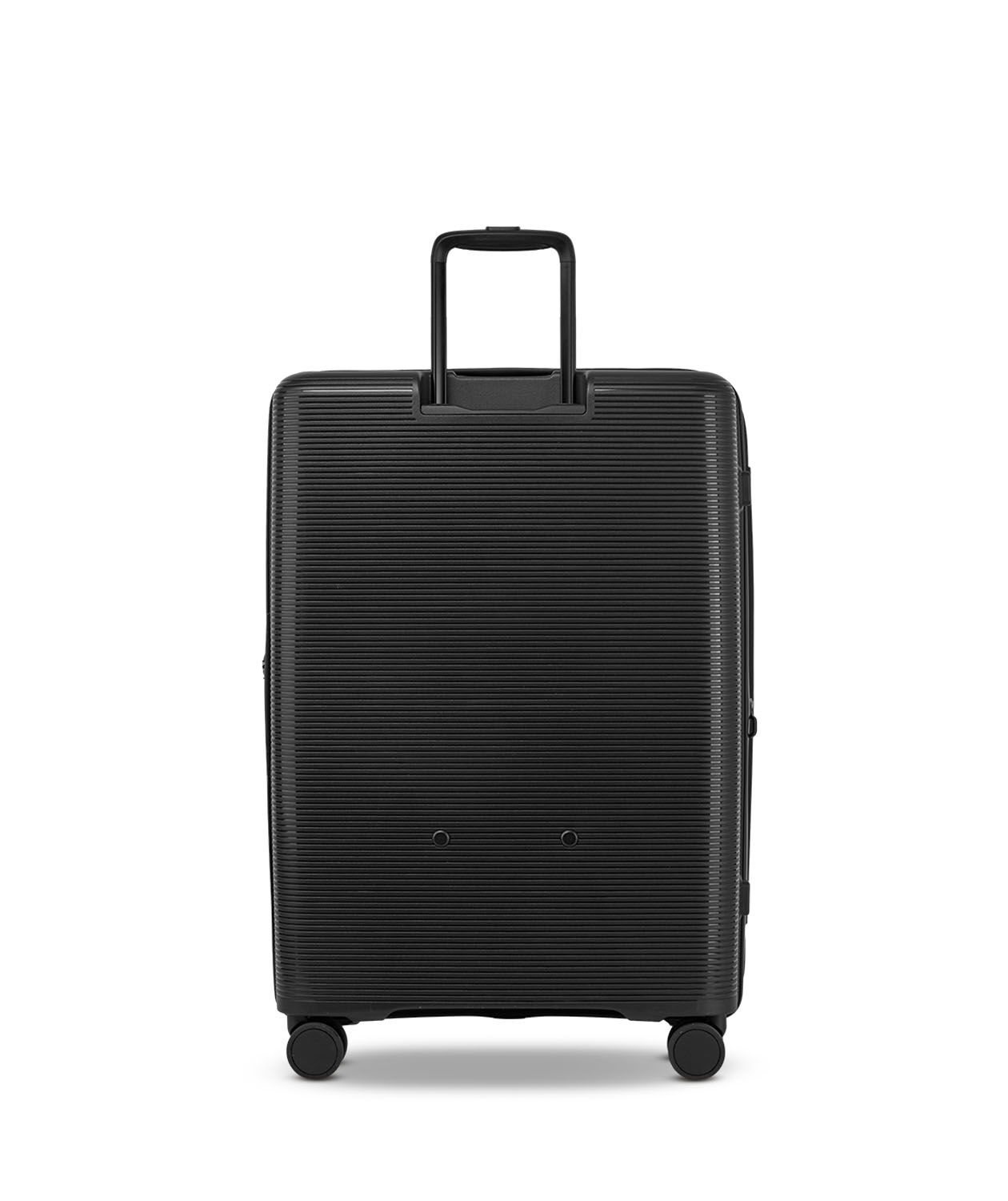 ECHOLAC Forza Koffer L 4-Rollen, erweiterbar Black