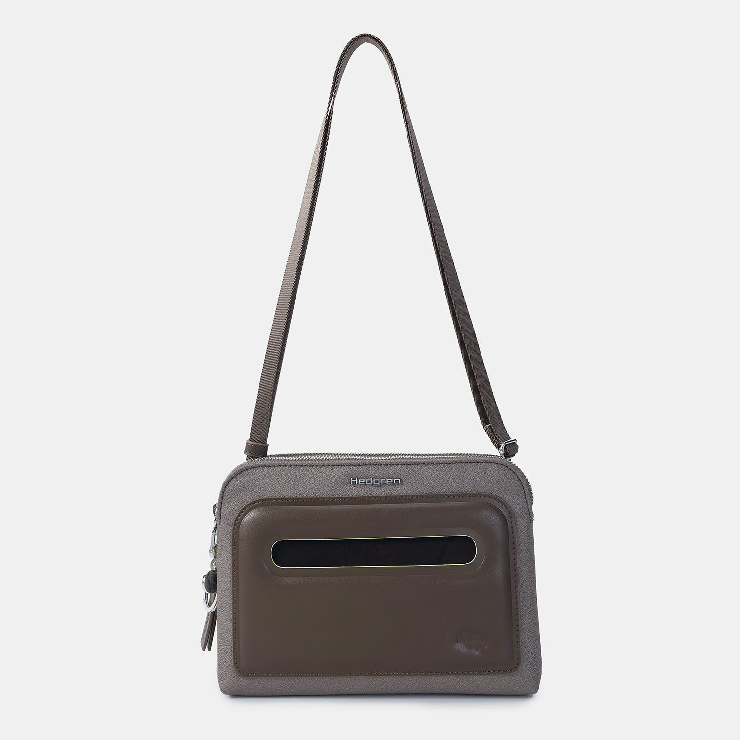 Hedgren Fika DOPPIO Doppelter Crossover + RFID Vintage Taupe Hedgren Fika DOPPIO Doppelter Crossover + RFID Vintage Taupe