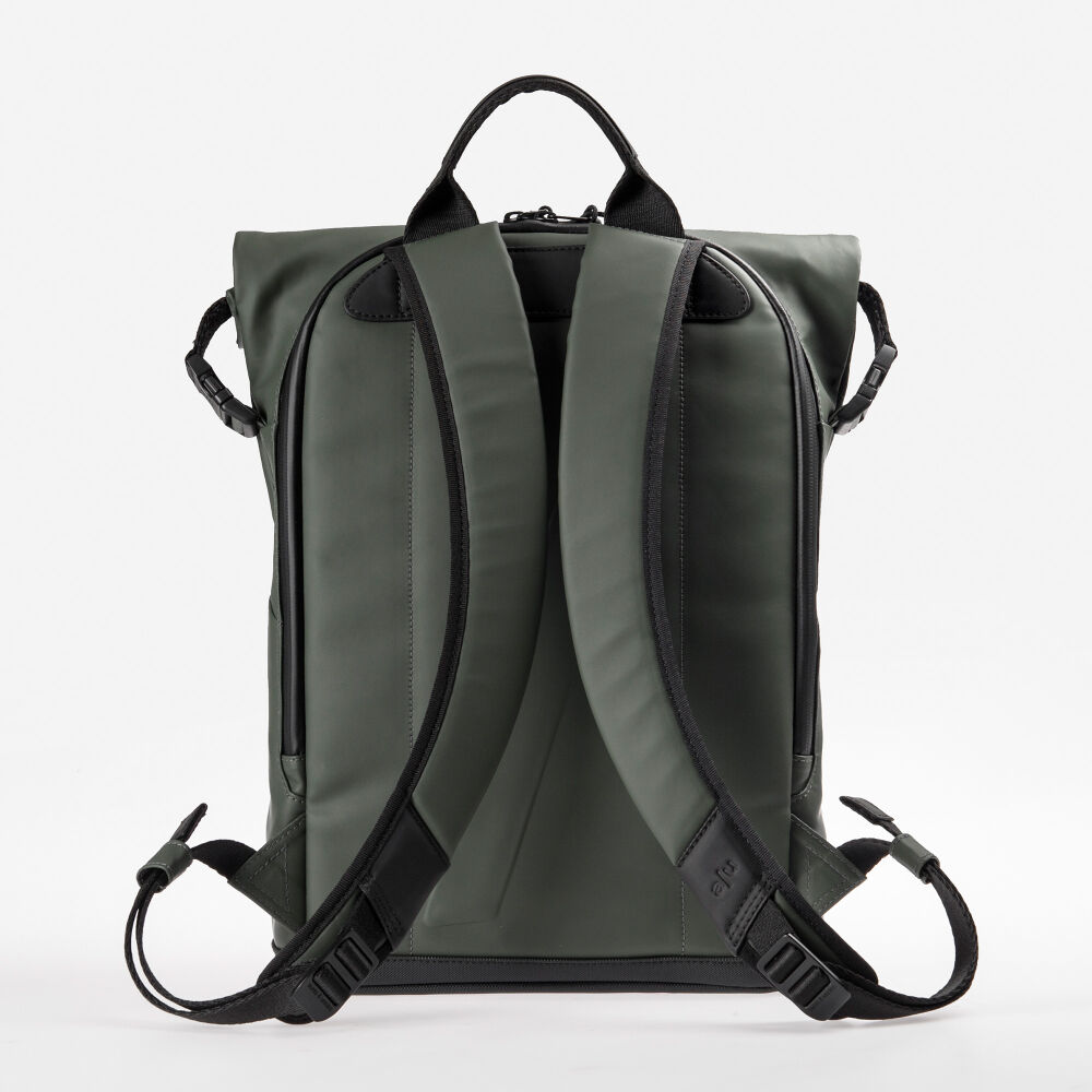 aunts & uncles Japan Nishi Tokio Rolltop Rucksack für 13" Notebookfach forest night