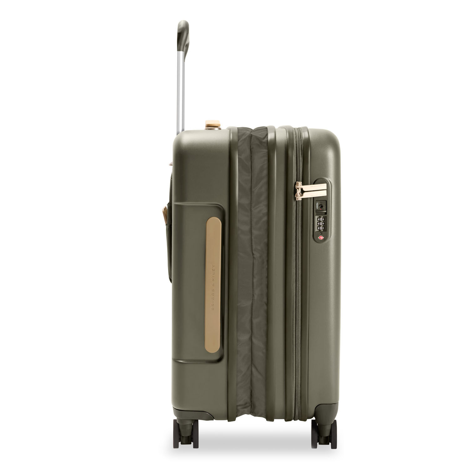 Briggs & Riley Sympatico 3.0 Essential 56cm Carry-On Expandable Spinner Olive