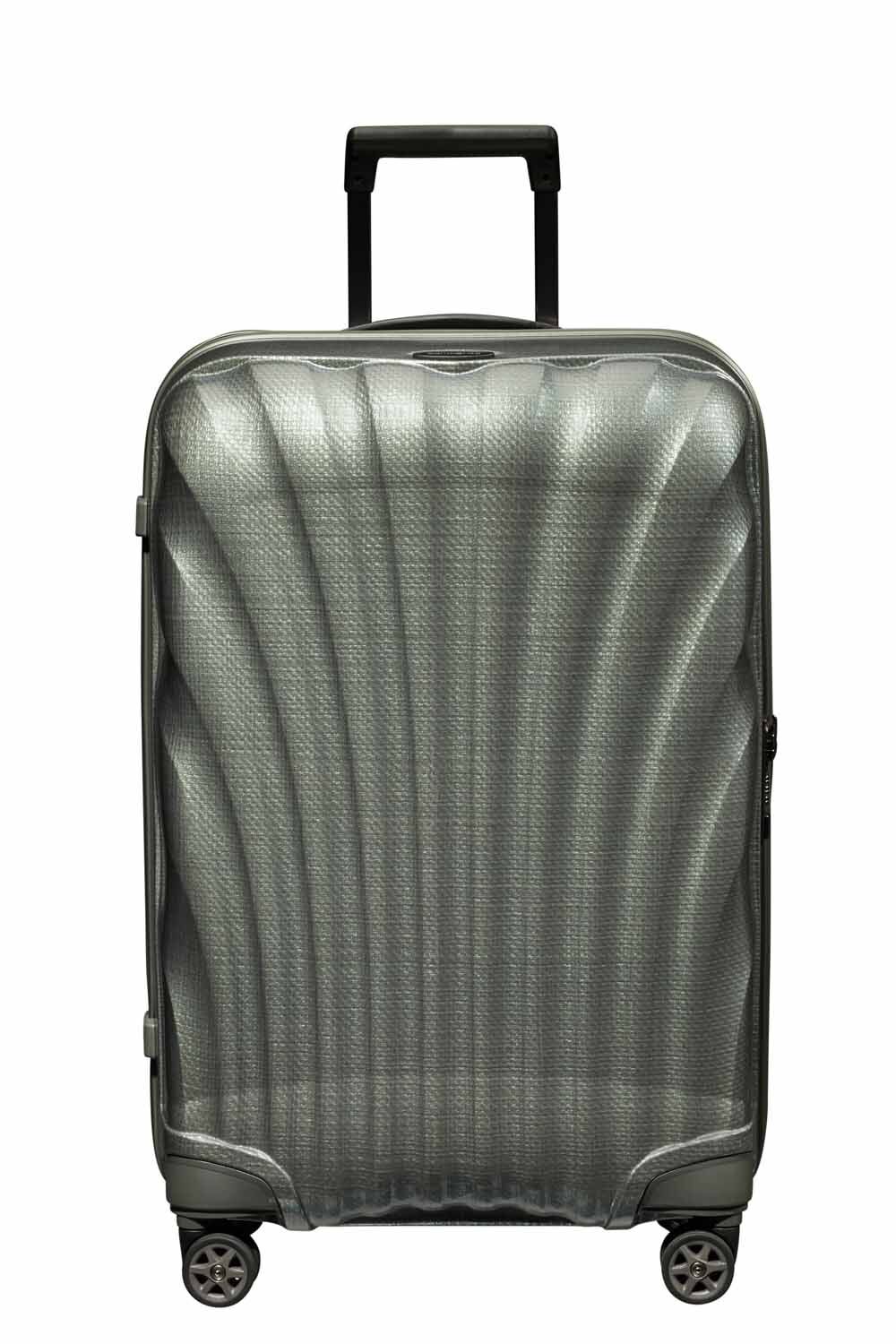 Samsonite C-Lite Trolley mit 4 Rollen 69cm + GRATIS HOTELGUTSCHEIN Metallic Green