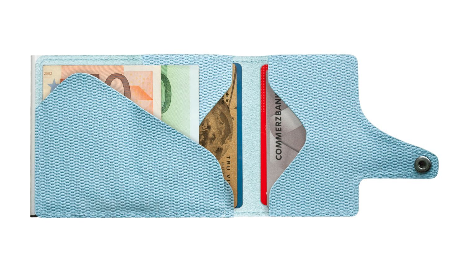 Tru Virtu Click & Slide Wallet Rhombus Light Blue Tru Virtu Click & Slide Wallet Rhombus Light Blue