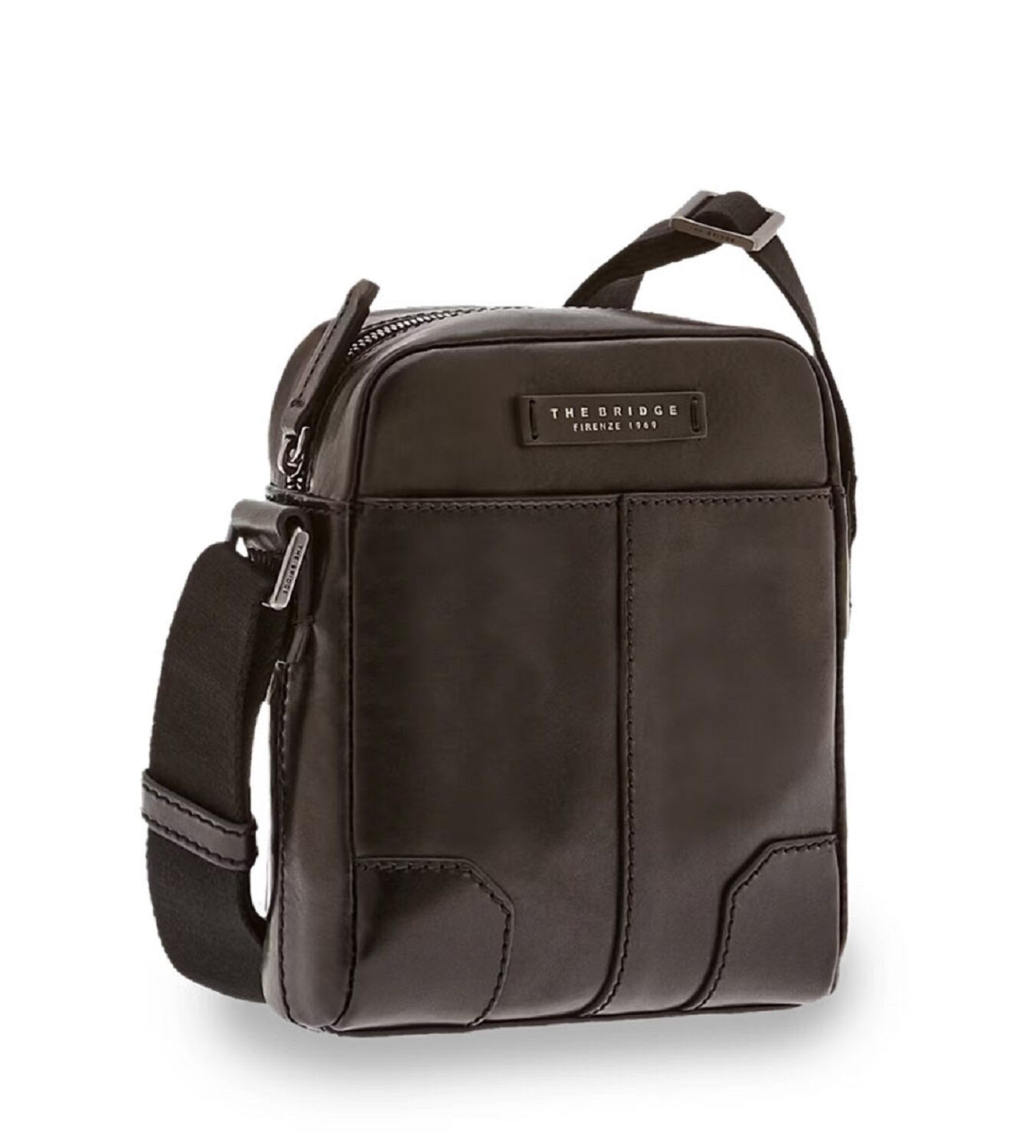 The Bridge Vespucci Herrentasche -05360001 Schwarz/Ruthenium