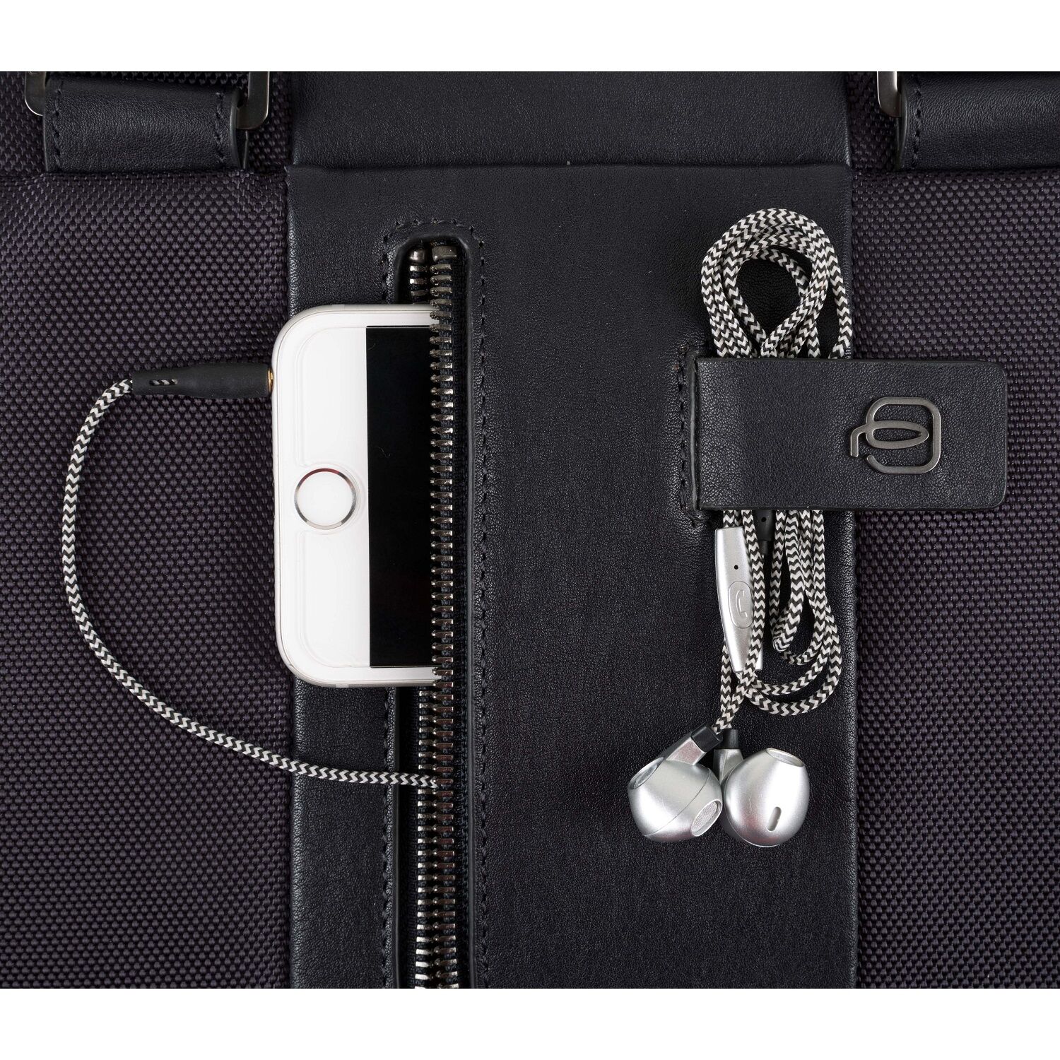 Piquadro Brief Reisetasche mit Schuhfach black Piquadro Brief Reisetasche mit Schuhfach black