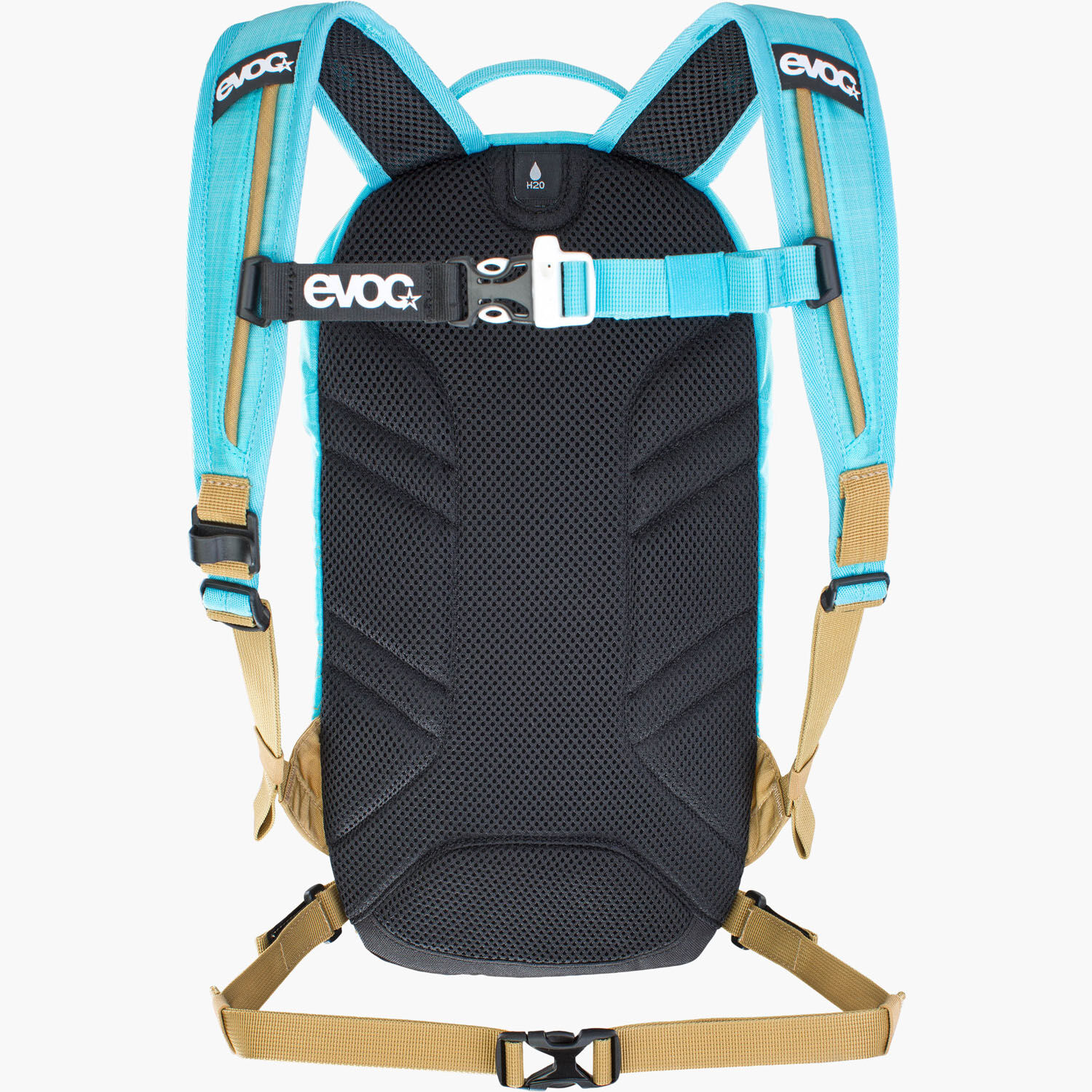 evoc JOYRIDE 4 Performance-Rucksack für Kids Neon Blue - Gold evoc JOYRIDE 4 Performance-Rucksack für Kids Neon Blue - Gold