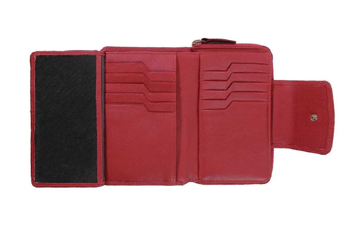 Braun Büffel GOLF SECURE RFID RV-Geldbörse M 15CS rot