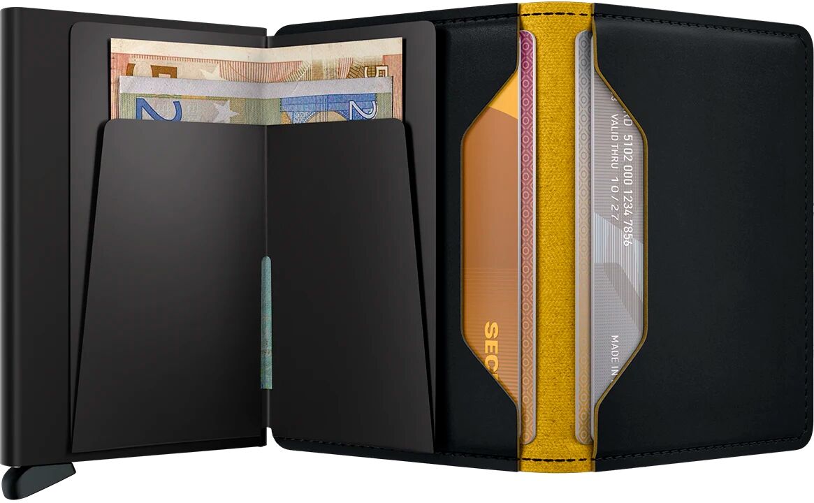 Secrid Slimwallet Matte SM-Black & Ochre