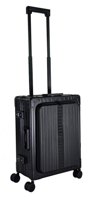 Aleon Business Traveler Slim International Carry-On 21" mit Front Flap Schwarz
