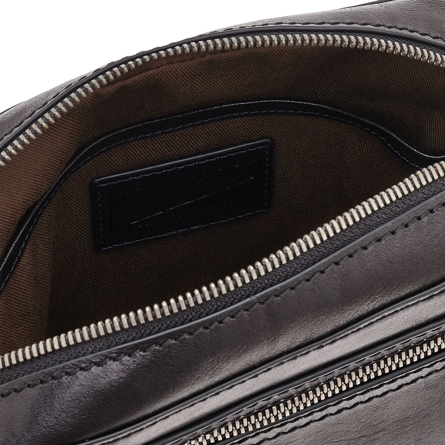 The Bridge Alberto Leder-Schultertasche Schwarz /Ruthenium The Bridge Alberto Leder-Schultertasche Schwarz /Ruthenium