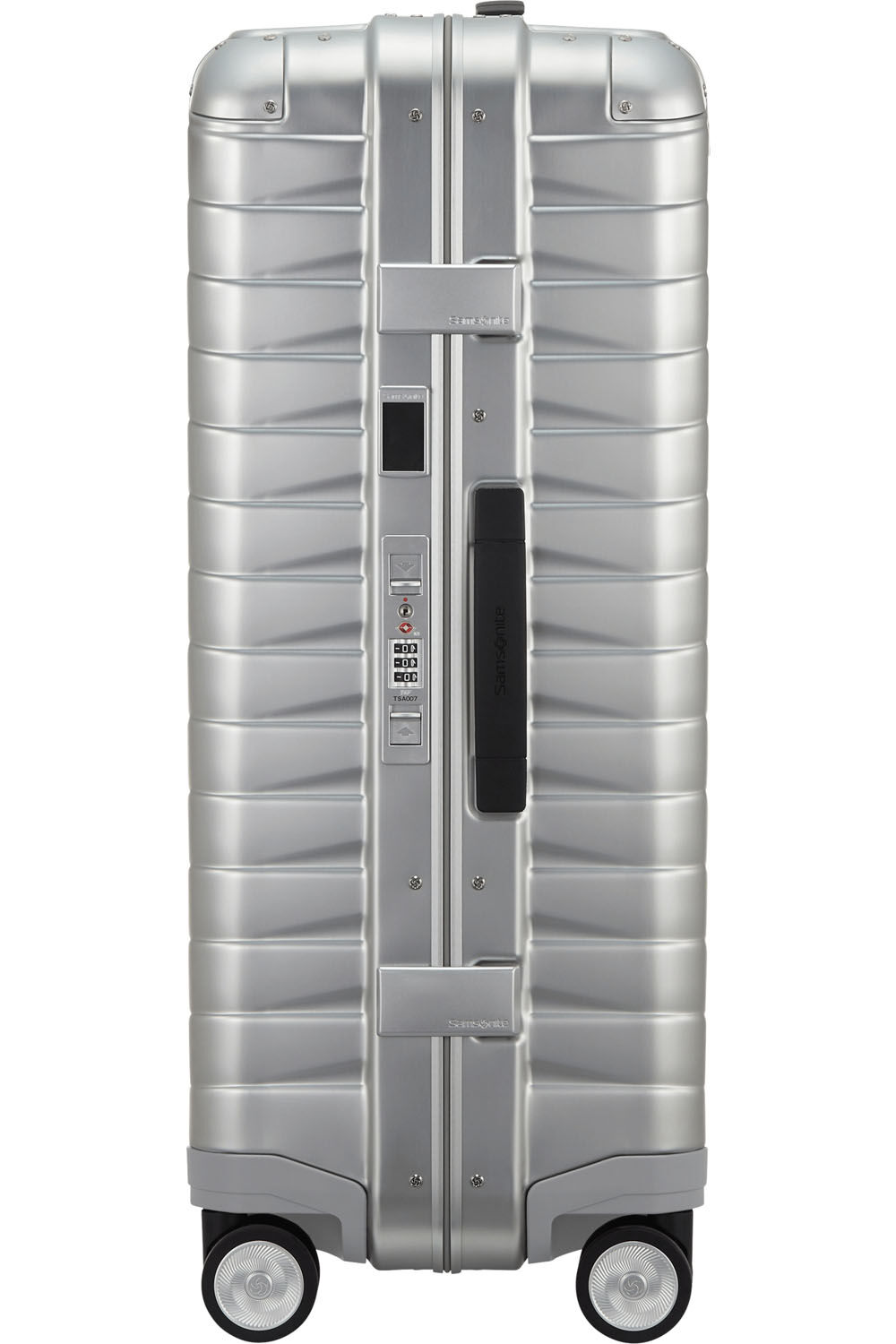 Samsonite Proxis Alu Trolley mit 4 Rollen 69cm + GRATIS HOTELGUTSCHEIN Aluminium