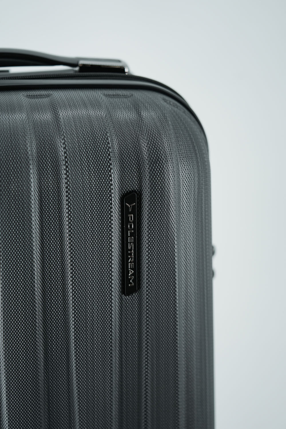 Polestream Moonrock Cabin Trolley S, 4-Rollen, erweiterbar Black brushed Polestream Moonrock Cabin Trolley S, 4-Rollen, erweiterbar Black brushed