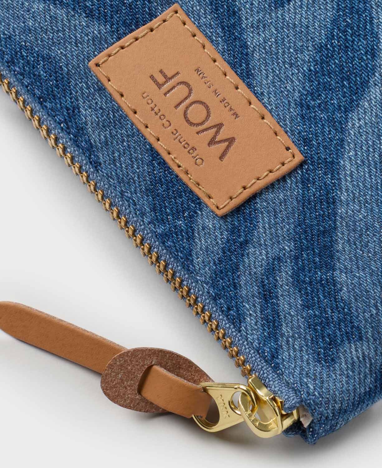 Wouf Denim Collection Small Pouch Sierra