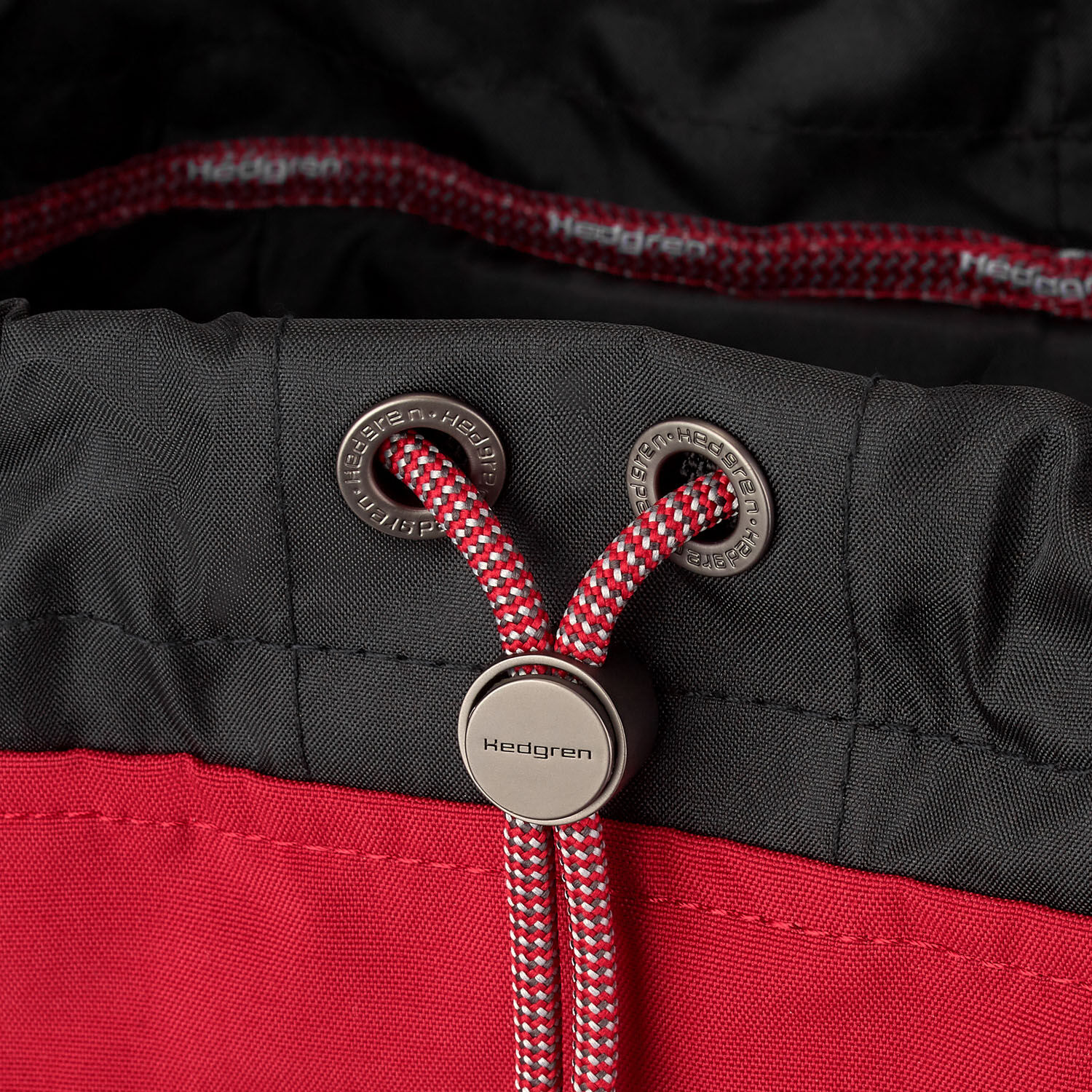 Hedgren Great American Heritage CRUSADE Drawstring Backpack RFID Salsa Red Hedgren Great American Heritage CRUSADE Drawstring Backpack RFID Salsa Red