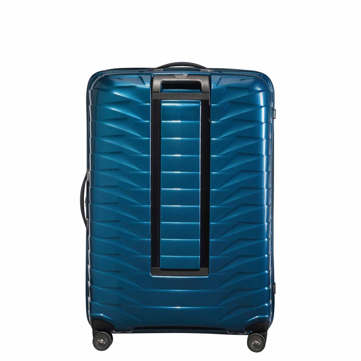 Samsonite Proxis Trolley mit 4 Rollen 81cm + GRATIS HOTELGUTSCHEIN Petrol Blue