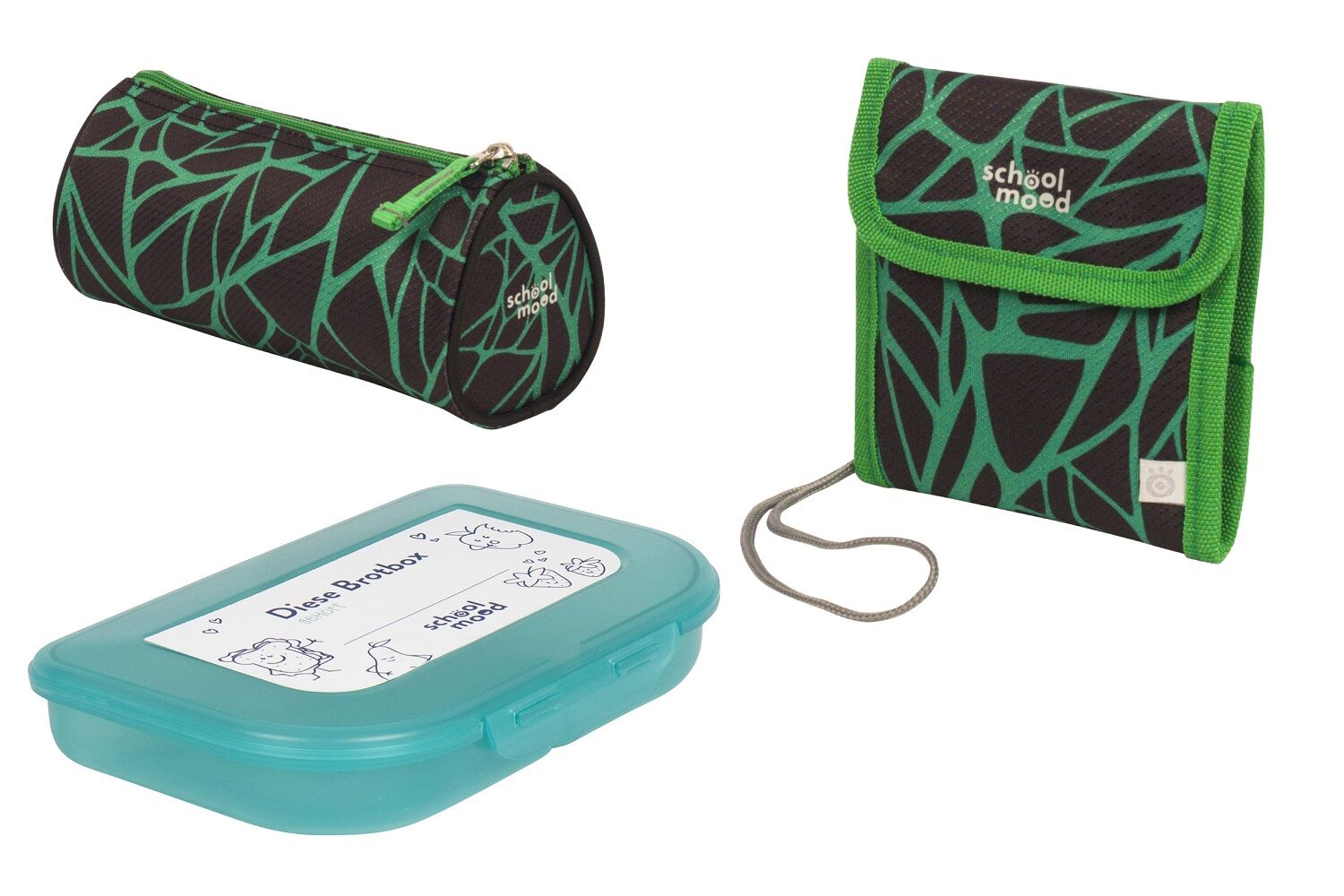 School-Mood Timeless Schulranzenset 7-teilige Linus (Panther)