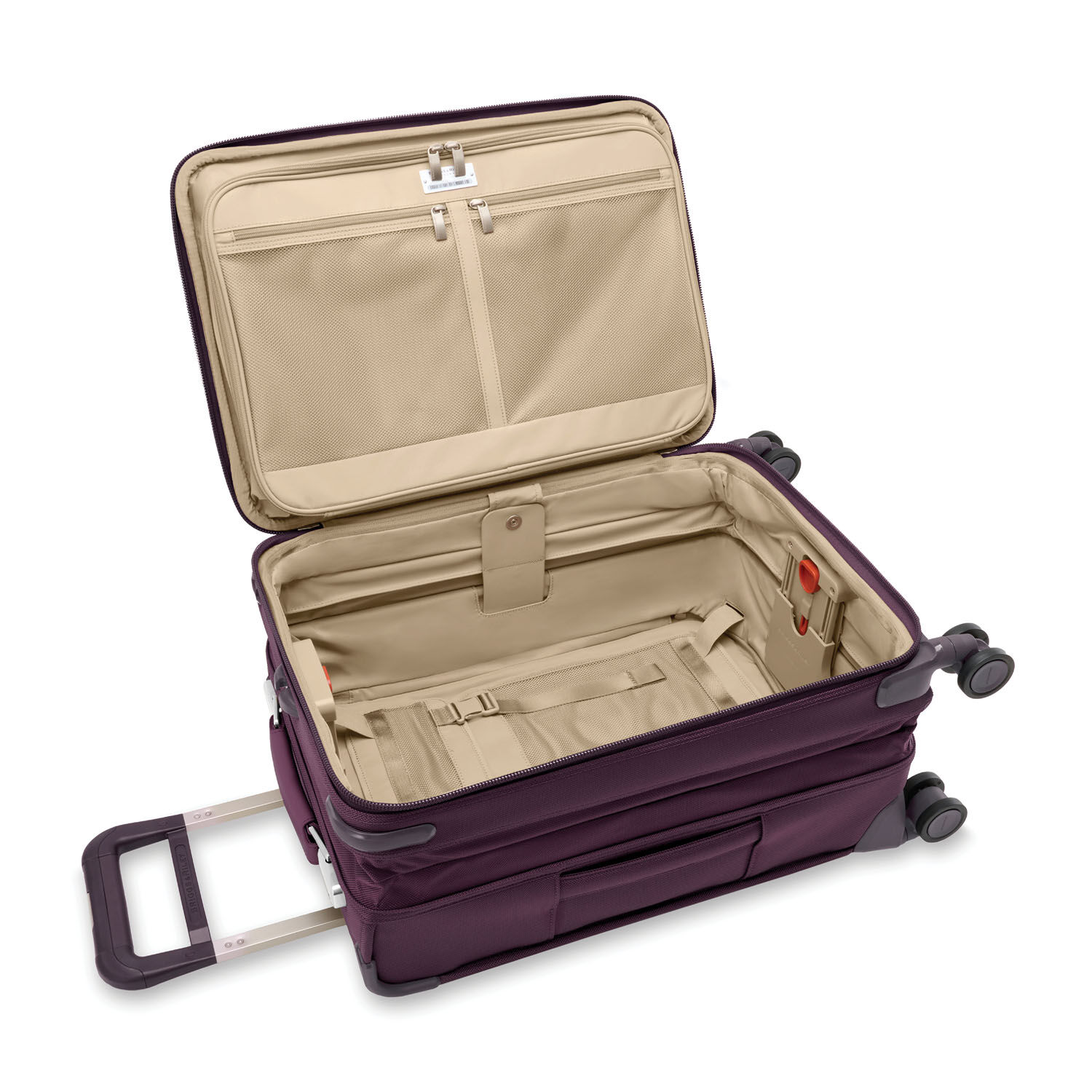 Briggs & Riley Baseline Essential 22" Carry-On Expandable Spinner Plum