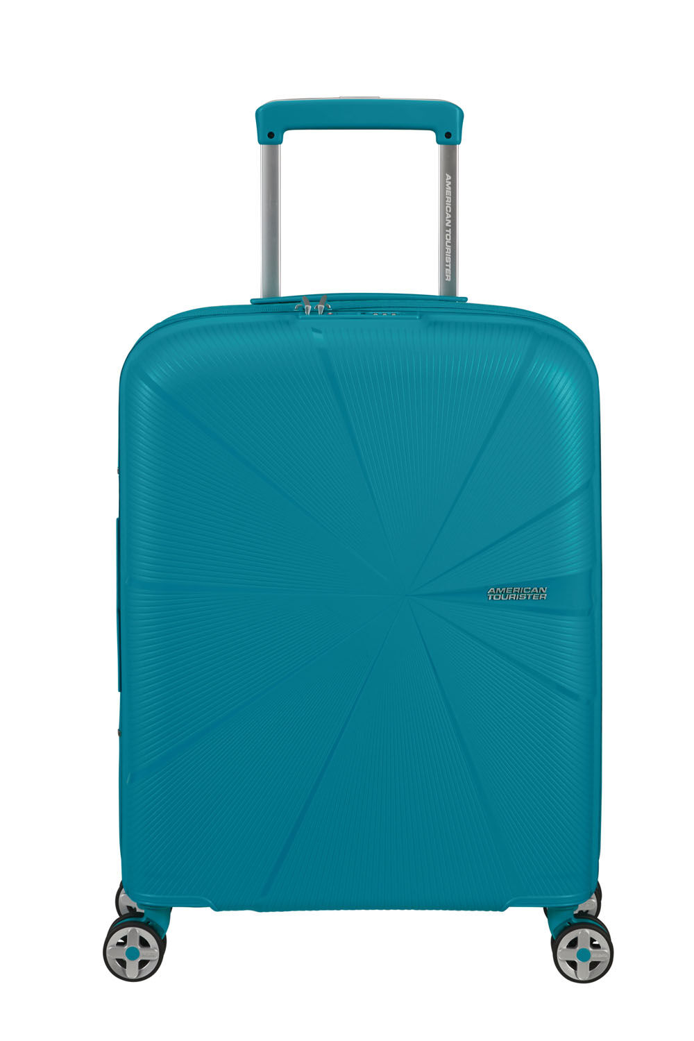 American Tourister StarVibe Handgepäck Trolley 55cm mit 4 Rollen, Erweiterbar Verdigris