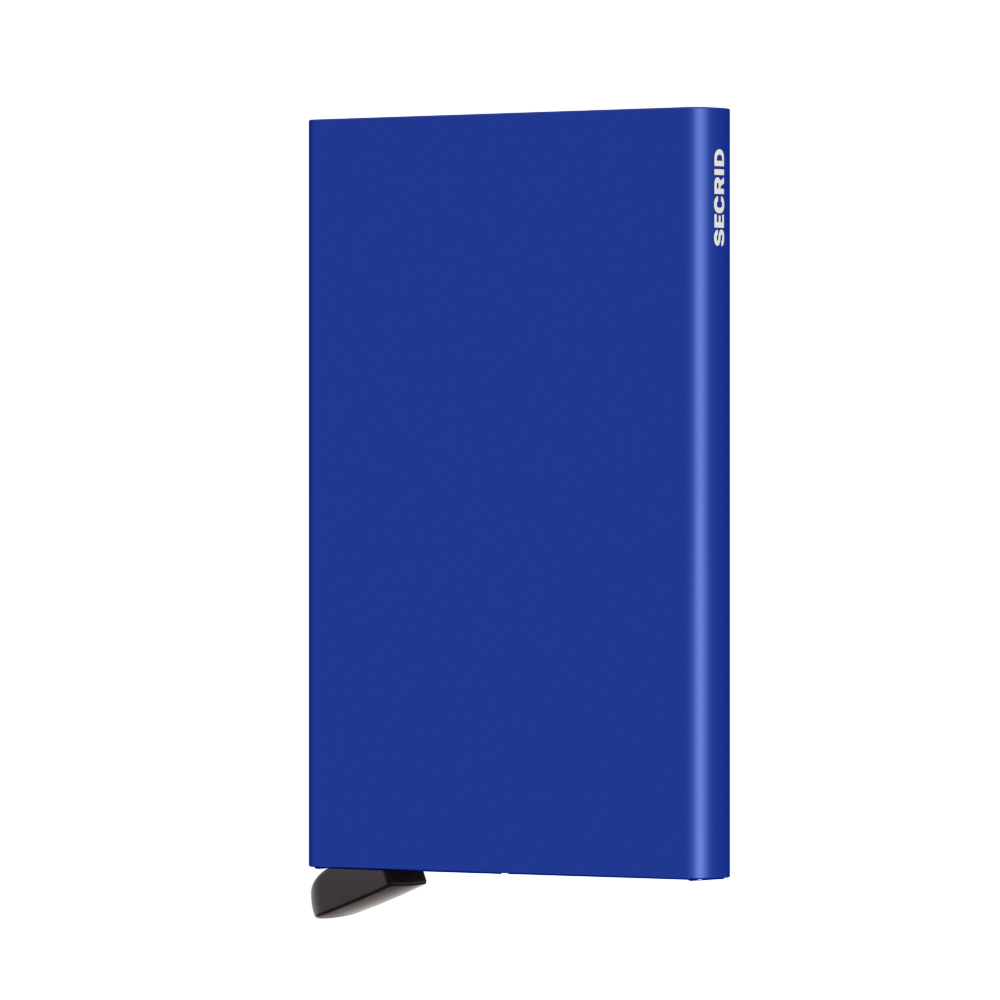 Secrid Cardprotector aus Aluminium C-Blue