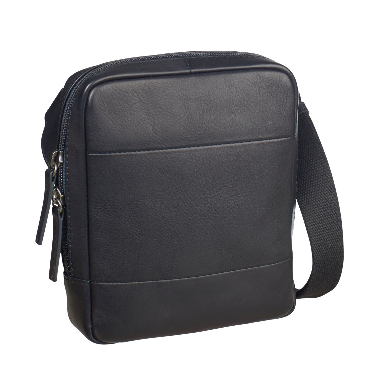 Leonhard Heyden Hamburg Leder-Umhängetasche XS Schwarz Leonhard Heyden Hamburg Leder-Umhängetasche XS Schwarz