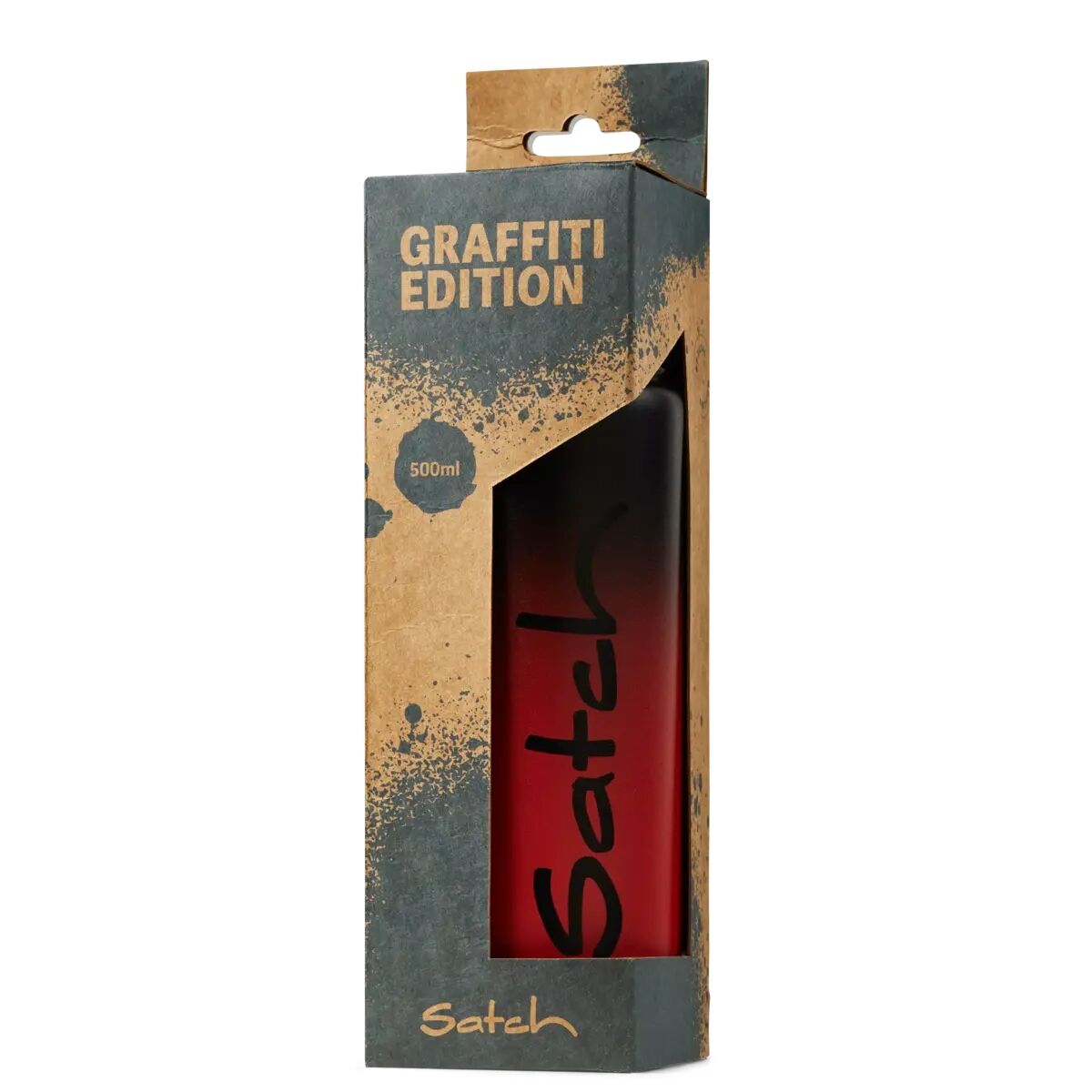 satch Schulzubehör Edelstahl-Trinkflasche 500ml Black Graffiti