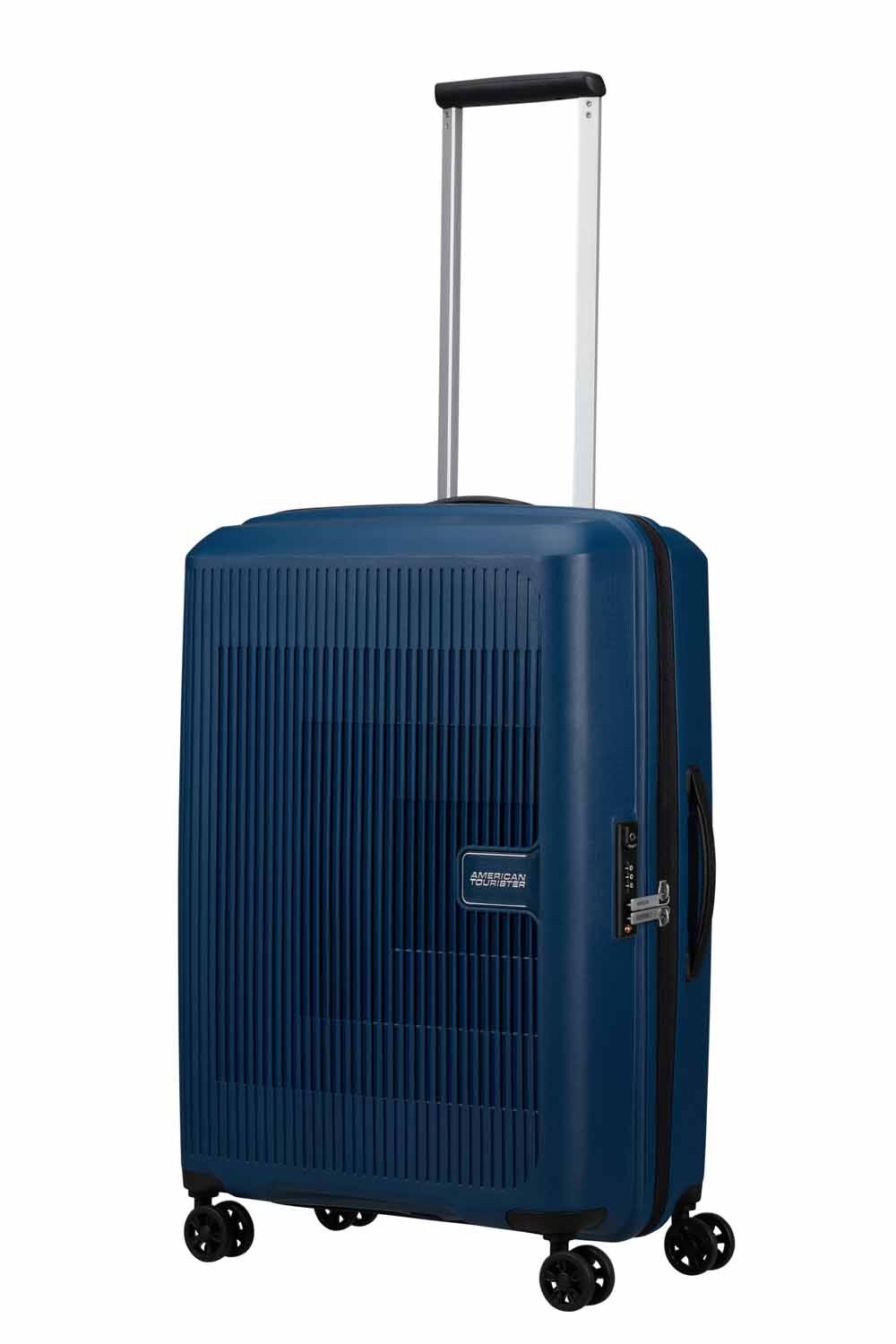 American Tourister AeroStep 67cm Check-in Größe M, erweiterbar Navy Blue