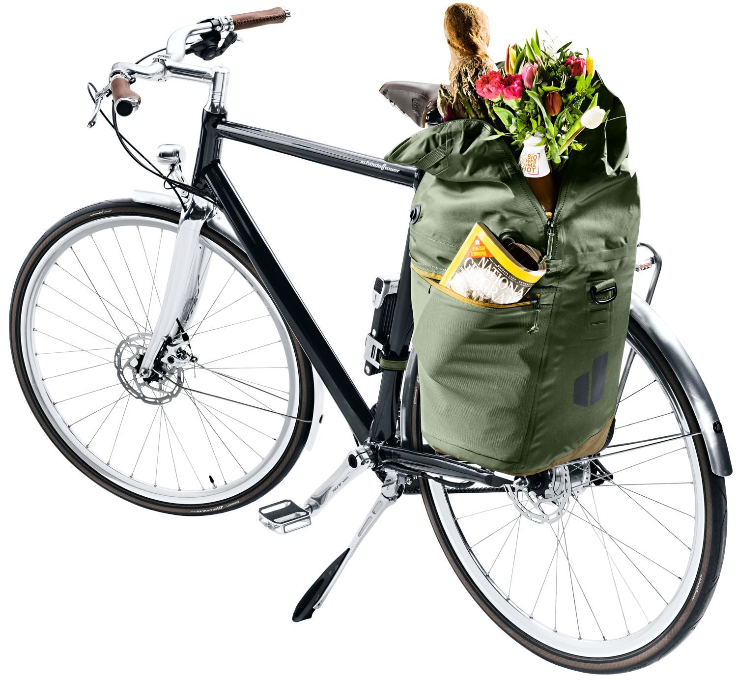 Deuter Mainhattan 17+10 Fahrradtasche khaki-clay
