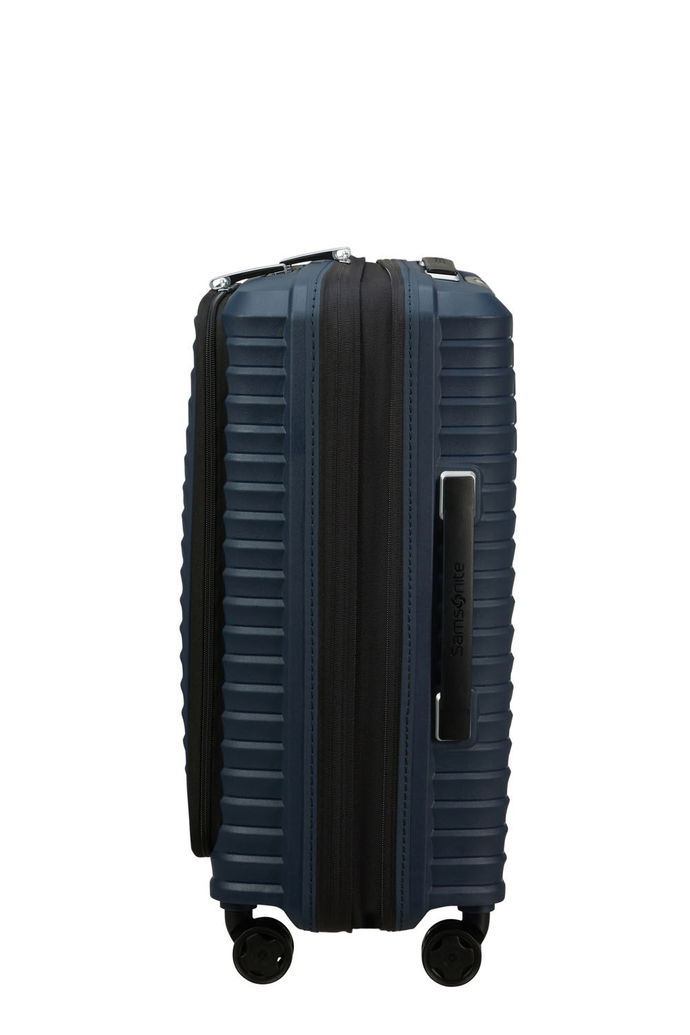 Samsonite Upscape Trolley mit 4 Rollen erweiterbar 55cm -Easy Access + GRATIS HOTELGUTSCHEIN Blue Nights