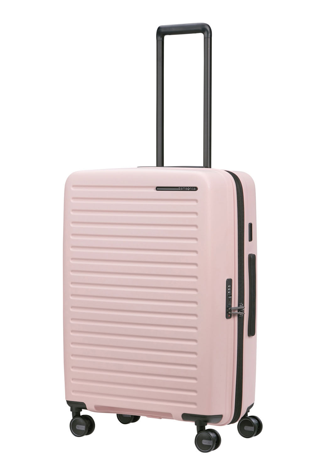 Samsonite Restackd Trolley mit 4 Rollen erweiterbar 68cm + GRATIS HOTELGUTSCHEIN Rose
